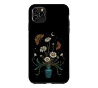 Carcasa para iPhone 11 Pro MAX Noche Daisy Flor Místico Whimsigoth Arte Episódico Dibujo