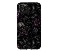 Carcasa para iPhone 11 Pro MAX Noche Floral Venom Bloom Retro Botánico Patrón