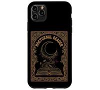 Carcasa para iPhone 11 Pro MAX Nocturnal Reader Dark Academia Estética Amante de los Libros Luna