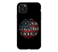Carcasa para iPhone 11 Pro MAX Nombre Personalizado Bennett I Love Bennett USA Estilo Vintage