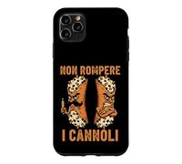 Carcasa para iPhone 11 Pro MAX Non Rompere I Cannoli - Diseño de Humor Italiano Vintage