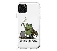Carcasa para iPhone 11 Pro MAX Nos levantamos al Amanecer Temporada Espeluznante Rana Meme Zombie Halloween