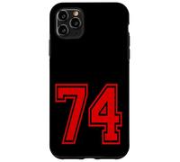 Carcasa para iPhone 11 Pro MAX Número 74 Red Sports Team Style