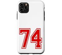 Carcasa para iPhone 11 Pro MAX Número 74 Red Sports Team Style