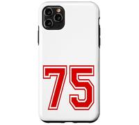 Carcasa para iPhone 11 Pro MAX Número 75 Red Sports Team Style