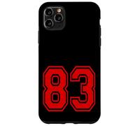 Carcasa para iPhone 11 Pro MAX Número 83 Red Sports Team Style