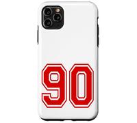 Carcasa para iPhone 11 Pro MAX Número 90 Red Sports Team Style