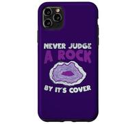 Carcasa para iPhone 11 Pro MAX Nunca juzgues a una Roca por su Portada Funny Rockhounding