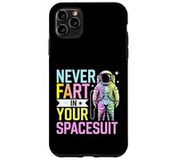 Carcasa para iPhone 11 Pro MAX Nunca te Tires un Pedo en tu Traje Espacial Astronauta Divertido