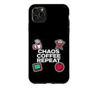 Carcasa para iPhone 11 Pro MAX Nurse Life Chaos Coffee Repeat ER Medical