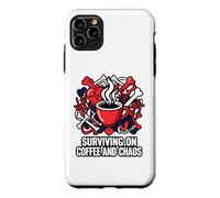 Carcasa para iPhone 11 Pro MAX Nurse Life Surviving On Coffee and Chaos ER
