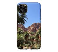Carcasa para iPhone 11 Pro MAX Obra de Arte del Paisaje del palmeral del Oasis del cañón del Desierto