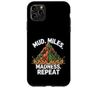 Carcasa para iPhone 11 Pro MAX Obstacle Course Racing Mud Miles Madness Repeat
