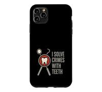 Carcasa para iPhone 11 Pro MAX Odontólogo forense Investigador Dental Laboratorio de Crimen Regalo