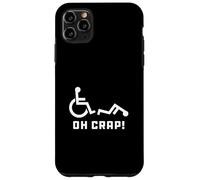 Carcasa para iPhone 11 Pro MAX Oh Crap Wheelchair Birthday Handicap Disability Funny