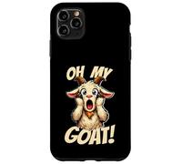 Carcasa para iPhone 11 Pro MAX Oh My Goat Screaming Dibujos Animados Funny Divertido Meme Cabra
