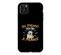 Carcasa para iPhone 11 Pro MAX Oh pigmeo Eres una Amenaza Cabra Divertida para los criadores de Cabras