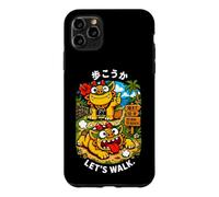 Carcasa para iPhone 11 Pro MAX Okinawa japonés Shisa Beach Path Kawaii Kanji Souvenir