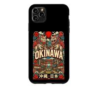 Carcasa para iPhone 11 Pro MAX Okinawa Shisa Guardians Island Heritage - Recuerdo japonés