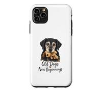 Carcasa para iPhone 11 Pro MAX Old Dogs New Beginnings Senior Rescue Dog Cute Rescue Dog