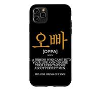 Carcasa para iPhone 11 Pro MAX Oppa Coreano Word Funny Seúl Corea KDrama Cultura