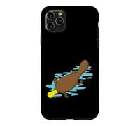 Carcasa para iPhone 11 Pro MAX Ornitorrinco Australiano en Agua de un Bosque