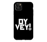 Carcasa para iPhone 11 Pro MAX Oy Vey Funny Jewish Yiddish, Hombres, Mujeres, niños, Hanukkah Holiday