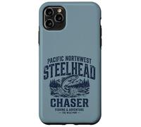 Carcasa para iPhone 11 Pro MAX Pacific Northwest Steelhead Chaser Fishing PNW Trout Angler