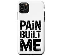 Carcasa para iPhone 11 Pro MAX Pain Built me Frase Motivacional Aspecto Usado