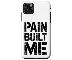Carcasa para iPhone 11 Pro MAX Pain Built me Frase Motivacional Aspecto Usado