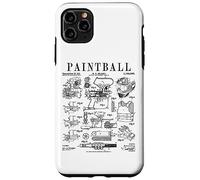 Carcasa para iPhone 11 Pro MAX Paintball Paintball Paintballer Vintage Patente Print