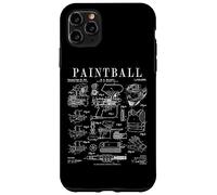 Carcasa para iPhone 11 Pro MAX Paintball Paintball Paintballer Vintage Patente Print