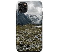Carcasa para iPhone 11 Pro MAX Paisaje escénico de los Picos del Glaciar del Valle de la montaña Alpina
