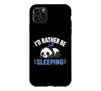 Carcasa para iPhone 11 Pro MAX Panda Sleep Funny Nap Humor Lazy I'D Rather Be Sleeping