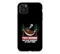 Carcasa para iPhone 11 Pro MAX Papa Bear Warning May Nap Suddenly At Any Time