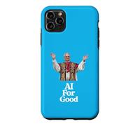 Carcasa para iPhone 11 Pro MAX Papa León XIV AI para el Bien - MAGNIFICA HUMANITAS