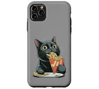 Carcasa para iPhone 11 Pro MAX Papas Fritas Gato Papas Fritas Gatito Foodie