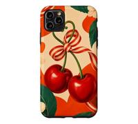Carcasa para iPhone 11 Pro MAX Par de cerezos con Cinta y Flores