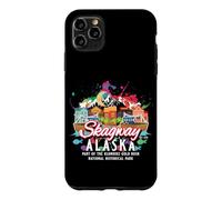 Carcasa para iPhone 11 Pro MAX Parque Histórico Nacional Skagway Alaska Klondike Gold Rush