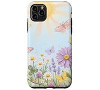 Carcasa para iPhone 11 Pro MAX Pastel Sun Meadow Luna Moth and Butterfly