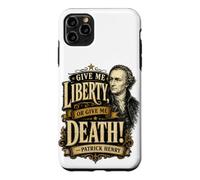 Carcasa para iPhone 11 Pro MAX Patrick Henry Give Me Liberty or Death Cita histórica