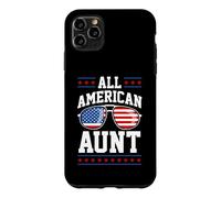 Carcasa para iPhone 11 Pro MAX Patriotic All-American Aunt USA 4 of July American Flag