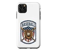 Carcasa para iPhone 11 Pro MAX Patriotic Baseball Glove USA Flag Vintage Graphic