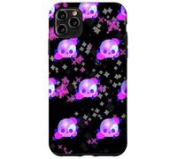 Carcasa para iPhone 11 Pro MAX Patrón de Calavera de Galaxia, Rosas, Pastel, gótico, diseño estético