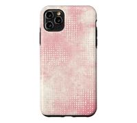 Carcasa para iPhone 11 Pro MAX Patrón Retro Vintage Rosa y Crema Envejecido
