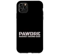 Carcasa para iPhone 11 Pro MAX PAWDRE Basset Hound Dad Dog Father