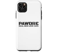 Carcasa para iPhone 11 Pro MAX PAWDRE, Real Men Love Cats. Feline Father Funny Cat Dad