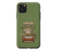 Carcasa para iPhone 11 Pro MAX Pawpaw Saurus Chaos Manager Abuelo Papá Broma Vintage