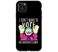 Carcasa para iPhone 11 Pro MAX Payaso Aterrador No Quiero Votar por Otra votación de Payaso