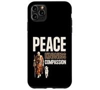 Carcasa para iPhone 11 Pro MAX Peace Kindness Compassion Walk for Peace Monk & Aloka Dog